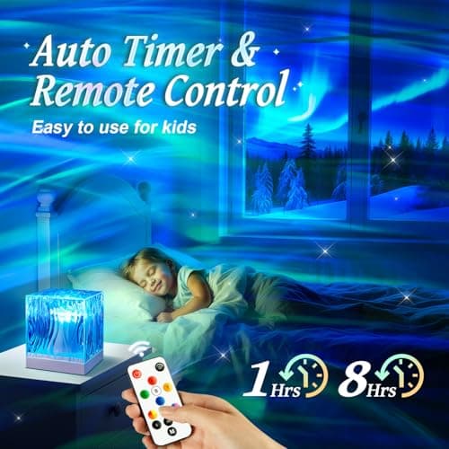 Christmas Gifts for Teens Northern Lights Projector,18 Color Gifts for Teen Boys Gifts for Teenage Girls,Remote Galaxy Projector for Bedroom Night Light for Kids Galaxy Light,Cute Room Decor Aesthetic