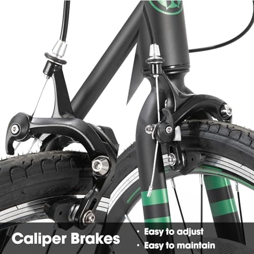 HILAND 700c Road Bike 14 Speed, Aluminum Frame Racing Bike, City Commuter Bicycle for Men Women