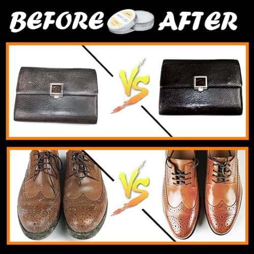 NICOLEKAY Mink Oil for Leather Boots, Leather Conditioner and Cleaner 3.52 oz-All-Natural Waterproof Soften and Restore Shoes