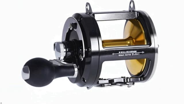 SAMOLLA Deep Sea Fishing Reels 44-66Lb Max Drag for Saltwater or Freshwater Ocean Conventional Reel Saltwater Fishing Reel for Tuna Sailfish Swordfish