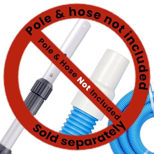 Sepetrel Commercial Grade Pool Vacuum Head with Wheels,14" Extra-Wide & Weighted Flexible Heavy-Duty Vac Cleaner for Effortless, Deep Cleaning