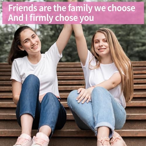 60PCS Pre-Written Friendship Messages in a Bottle, Bestfriend Birthday Gifts for Women Sister Bestie, Cute Capsule Messages in Plastic Jar Long Distance BFF Gifts