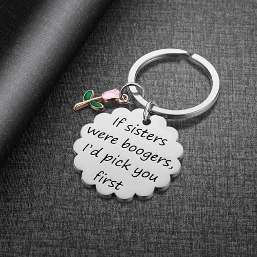 iJuqi Sister Christmas Gifts from Sisters - Big Middle Little Sisters Keychain Birthday Gifts for Sister