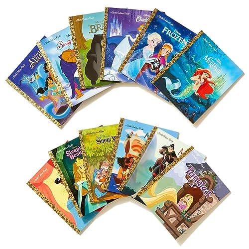 Ultimate Princess Boxed Set of 12 Little Golden Books (Disney Princess) 073644243X