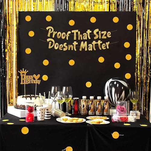Funny Bachelor Party Gold Glitter Banner - Bachelor Party Ideas, Supplies, Gifts, Decorations and Favors