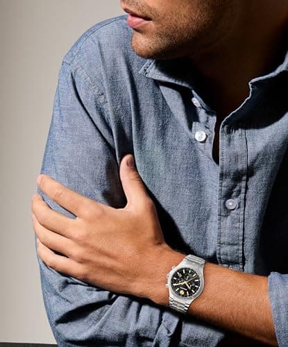 Movado SE Men's Sport Watch - Swiss Quartz Chronograph Movement, Stainless Steel Link Bracelet - 5 ATM Water Resistance - Luxury Fashion Timepiece for Him - 42mm