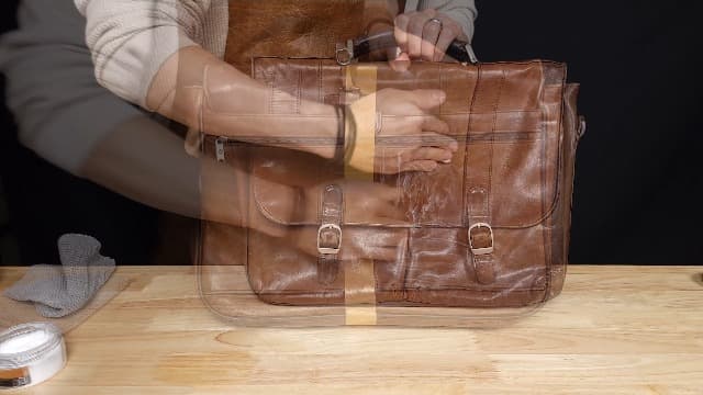 Leather Hero 2-in-1 Purse Cleaner & Conditioner – Leather Cream for Handbags, Designer Bags, Faux & Saffiano Leather – Non-Greasy, Won’t Darken, Safe for Purses, Jackets & More