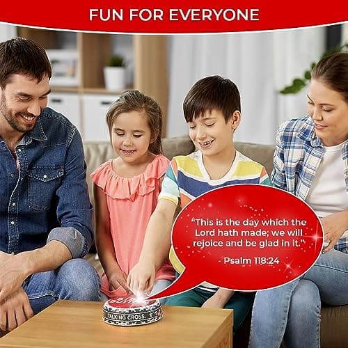 Bible Button | 365 Uplifting KJV Verses | Faith Based Gifts - Christian Gifts for Men - Bible Gifts for Woman - Bible Verse Gift