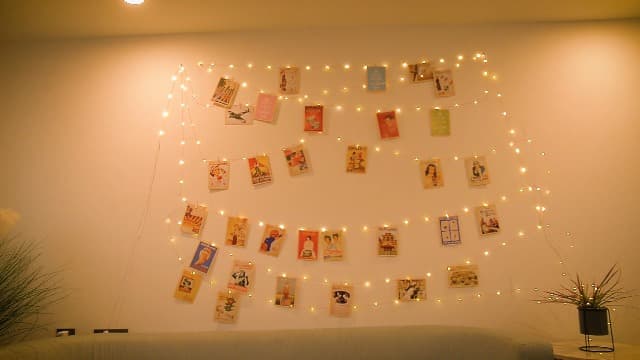 LECLSTAR 50 LED Photo Clips String Lights, 17ft with Remote - 8 Modes Fairy Lights to Clip on Pictures, Photos, Cards