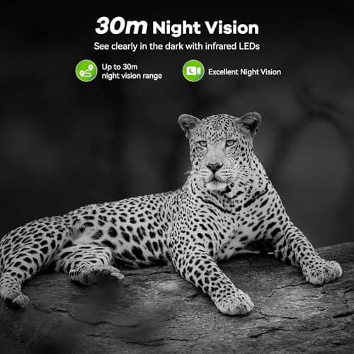 DEATTI Trail Camera 48MP 4K Game Camera with 8 Batteries 32GB SD Card,WiFi Bluetooth Connection,Trail Cameras with Night Vision Motion Activated Waterproof for Wildlife Deer Outdoor 0.1s Trigger Time