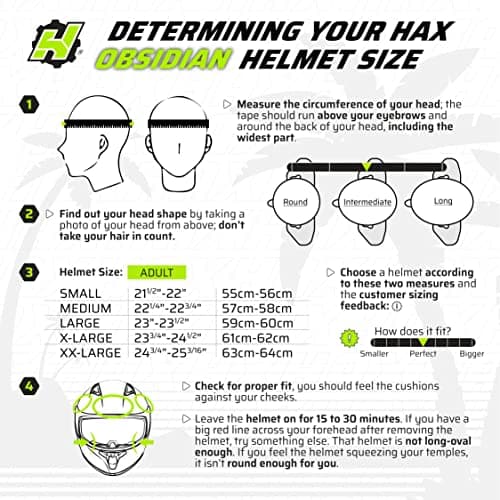 HAX Obsidian Full Face Dual Visor Adult Motorcycle Helmet for Motorbike Street Bike with Pinlock Ready DOT Approved Matte Black Gold L