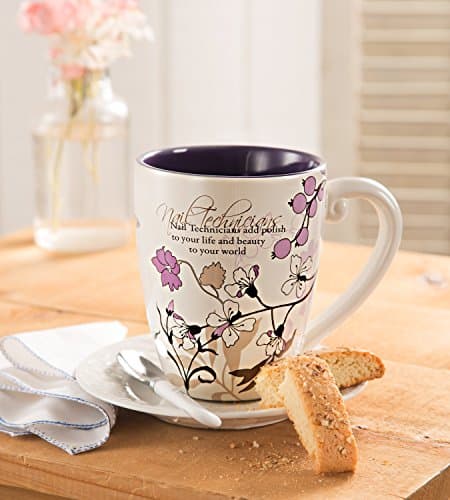 Pavilion Gift Company Mark My Words Sister In Law Floral Butterfly Coffee Tea Mug, Large, Purple,591 milliliters