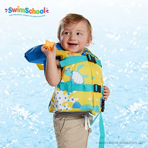 Aqua Oceans 7 Life Jacket for Kids - US Coast Guard Approved Life Vest for Infant, Child & Youth Boys and Girls, Open-Side PFD for Boating, Swimming & Water Sports