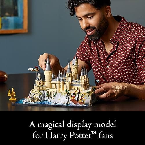 LEGO Harry Potter Hogwarts Castle and Grounds 76419 Building Set, Gift Idea for Adults, Buildable Display Model, Collectible Harry Potter Playset, Recreate Iconic Scenes from the Wizarding World B0BXQ6NRRN