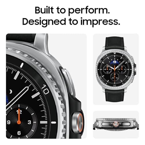 Samsung Galaxy Watch 8 Classic (2025) 46mm Bluetooth Smartwatch, Cushion Design, Rotating Bezel, Quick Button, Sleep Coaching, Running Coach, Energy Score, Black [US Version, 2 Yr Warranty]