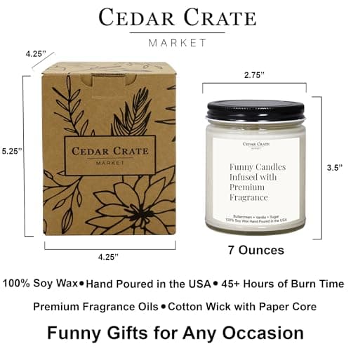 Best Friend- Gifts for Women, Men, Sister Gift, Best Friend Birthday Gifts for Women, Unique Bestie Presents, Funny Birthday Candles, Friendship, Friends, 100% Soy Wax Candles - Handmade in The USA