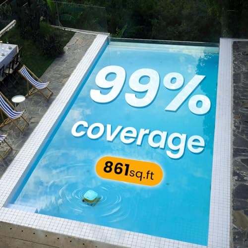 2025 Chasing Hydro 3 Robotic Pool Cleaner for Inground/Above Ground Pools, 150W Cordless Pool Vacuum, Max 200min Runtime, 4.1L Filter Basket, Auto Waterline/Wall Cleaning, Max 1076 sq.ft Coverage