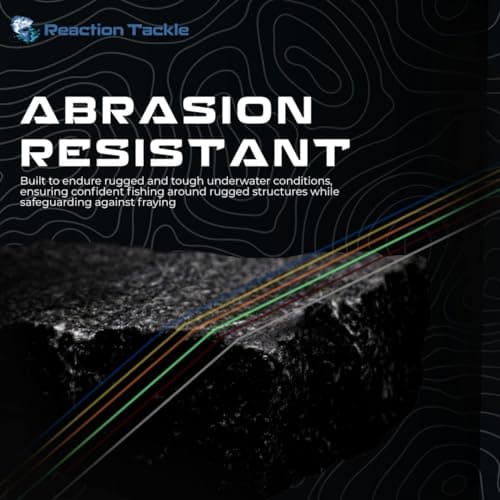 Reaction Tackle Monofilament Fishing Line - Premium Nylon Mono Line, Strong & Abrasion-Resistant, Low Memory for Smooth Long Casts - Freshwater & Saltwater