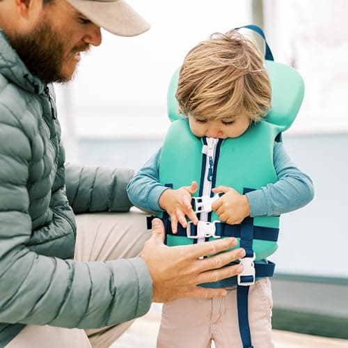 SearocK Children’s Life Jacket – US Coast Guard Approved Infant & Youth Life Vest for Boating, Fishing & Water Sports – Kids & Toddler PFD with Secure Buckles