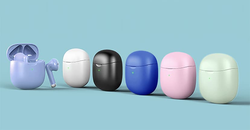 Wireless Earbuds, Bluetooth 5.4 Earbuds Stereo Bass, Bluetooth Headphones in Ear Noise Cancelling Mic, Earphones IP7 Waterproof Sports, 32H Playtime USB C Mini Charging Case Ear Buds for Android iOS