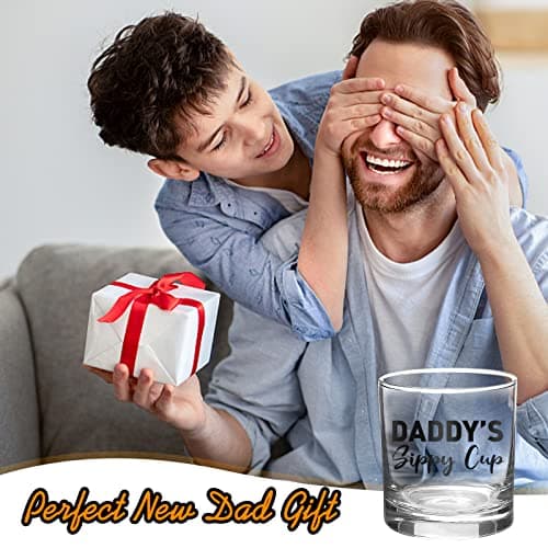 Christmas Birthday Funny Gag Gift Ideas for Expecting Father First New Dad - Bourbon Scotch Presents Christmas Dad Gifts for New Dad Boyfriend Husband Men from Daughter Wife B0CQBXCP93
