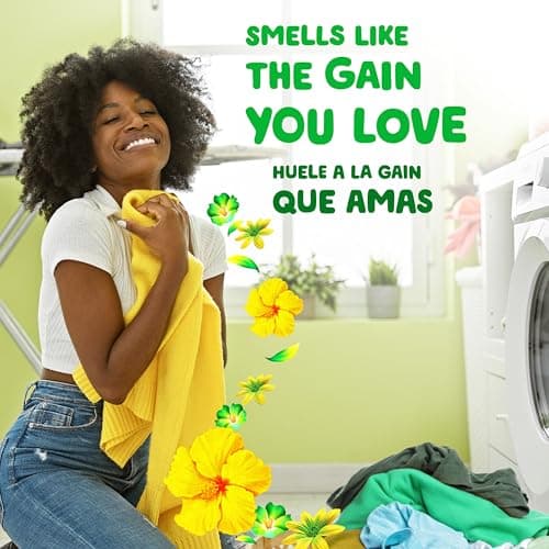 Gain Powder Laundry Detergent, Original Scent, 167 Loads, 154 OZ