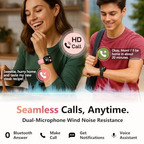 MorePro Fitness Tracker(Answer/Make Call), 1.83” Health Fitness Watch with Heart Rate, Blood Pressure,SpO2 and Sleep Monitor, 100+ Sports Modes, IP68 Waterproof Smart Watch for Men Women