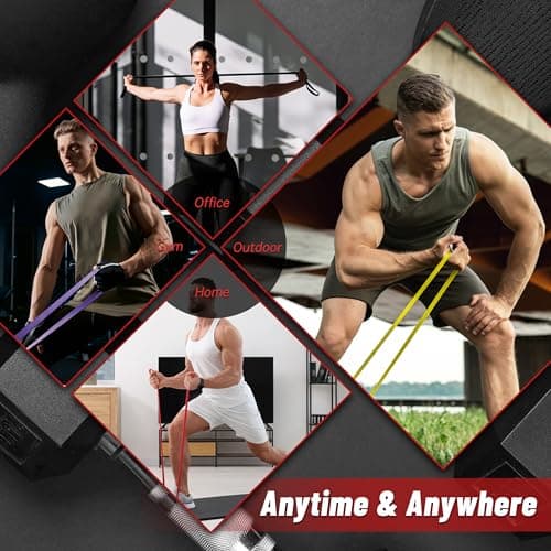 Pull Up Assistance Bands, 5-Level Resistance Bands for Working Out, Pull Up Bands for Men & Women, Exercise Bands for Full-Body Training, Fitness, Physical Therapy, Stretch Workout Bands at Home, Gym