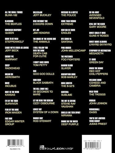 Ultimate Guitar Tab Treasure Chest | 50 Classic Rock Guitar Songs | Note for Note Transcriptions with Tablature | Learn Iconic Riffs and Solos | Hal Leonard Sheet Music for Electric Guitar Players