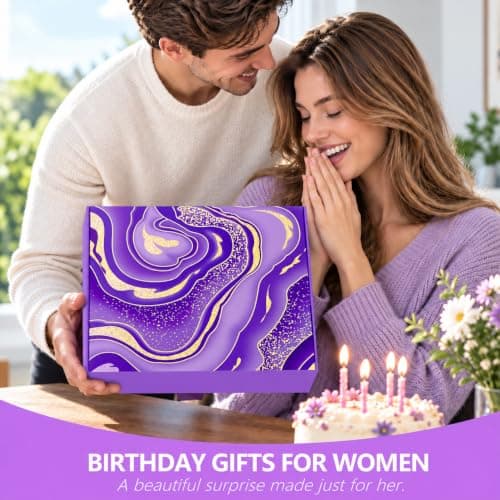 Gifts for Women, Mom, Wife, Her, Girlfriend, Sister, Bestie - Happy Birthday, White Elephant, Self Care Spa Gift Basket Set, Womens Gifts for Christmas, Teacher, Nurse, Employee Appreciation Gifts
