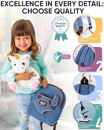2-in-1 Toddler backpack w. Plush Unicorn Toy, Kids Gift 2 3 4 5 6 Unicorn Toys for 3 Year Old Girl, Girls Age 4-6, Christmas Naturally KIDS Unicorn Backpack, Toys 2 Year Old Girl Birthday Gift 3 4 5 6 B005AGHVYM
