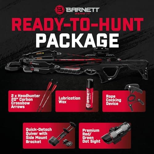 BARNETT Explorer Series Hunting Crossbows - Fast, Lightweight, Compact, Premium Crossbows