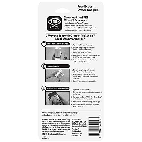 Clorox Pool&Spa My Pool Care Assistant, 50 Test Strips