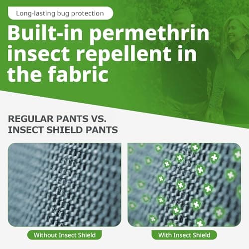 Insect Shield Women's Tech Ankle Pants - Casual Knit Pants with Built-in Permethrin Tick, Mosquito & Biting Insect Protection