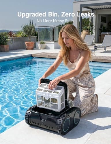 WYBOT C1 Cordless Robotic Pool Cleaner, 4-in-1 Pool Vacuum for Inground Pools & Above Ground Pool Up to 150 Mins Runtime, Power Suction with Smart Navigation & APP Control (Lake Green)