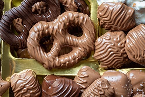 Chocolate Gift Basket, Candy Food Arrangement Platter, Gourmet Snack Box, Holiday Present Idea, Corporate Him & Her, Men Women Sympathy Family Parties & Get Well- Bonnie & Pop