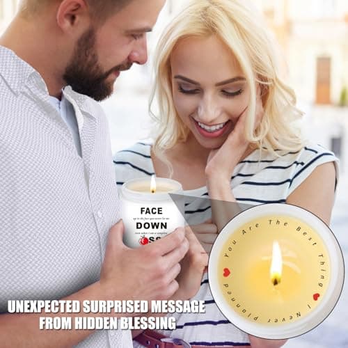 Romantic Gifts,for Her Girlfriend Anniversary Birthday Valentines Day,Gifts for Wife from Husband,Anniversary Wedding Gift for Her Couple Women Sexy, Her Valentines Day Gift,Wife Candle for Christmas B0BRFRKB9C