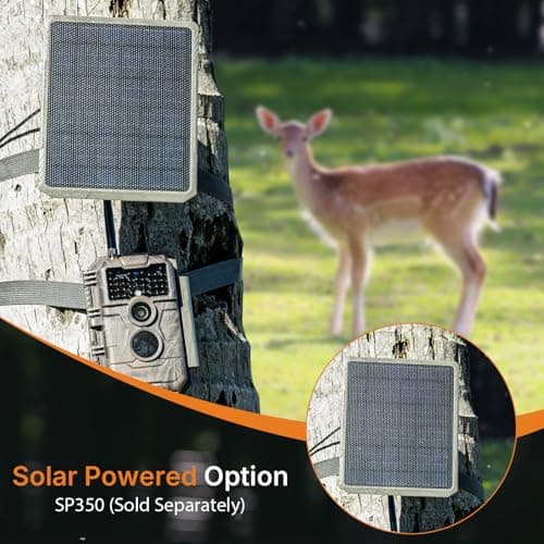 GardePro E6 WiFi Trail Camera (Non-Cellular), Stable WiFi with External Antenna, On-Site App Viewing, 64MP 1296P HD, No-Glow Night Vision, Motion Activated Waterproof Game Camera