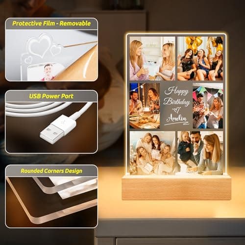 Custom Picture Frames, Customized Picture Frame, Personalized Photo Frame, Personalized Gifts for Women Best Friends Personalized Picture Frame, Personalized Birthday Gifts for Women Her Him B0CX56Q972