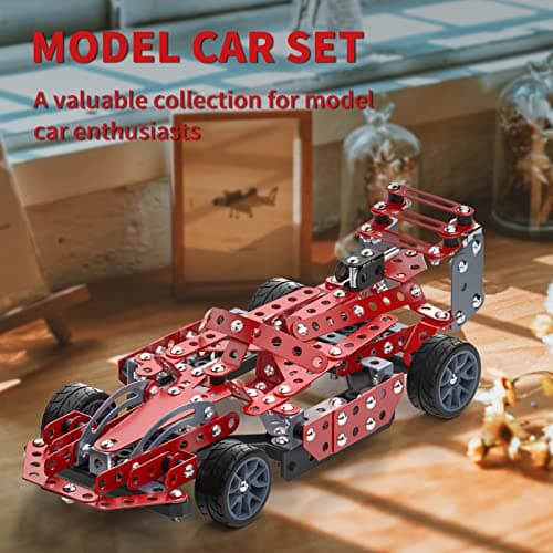 Lucky Doug Building Kit Model Car Set - STEM Project Building Toys for Kids Ages 8-12, Assembly Building Vehicle for Boys 8 9 10 11 Years Old