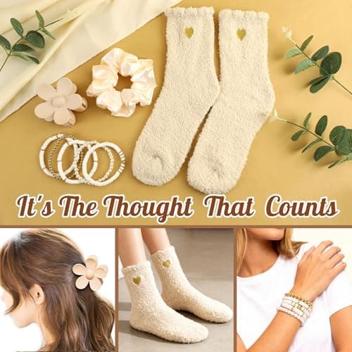 Birthday Gifts for Women, Unique Happy Birthday Gift Baskets for Teen Girls, Women, Her, Best Friend, Daughter, Sister, Self Care Package Cute Daisy Aesthetic Glass Cups Gift Box 9pcs Set B0FL1NQ5X4