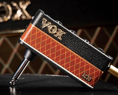 Vox amPlug 3 AC30 Headphone Guitar Amplifier w/Stereo FX, Tremolo, Speaker Emulation, Built-in Rhythms, and Aux in