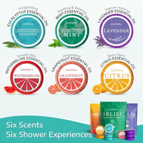 Shower Steamers Aromatherapy - 18 Pack Gifts for Women, Organic Essential Oils, Self Care, Birthday Gifts for Women, Men, Mom, Teen, Relaxation Home SPA Christmas