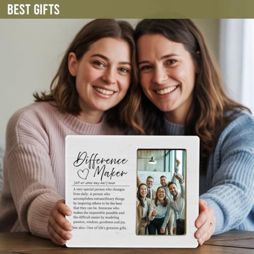 Difference Maker Definition Gifts Picture Frame, Difference Maker Gifts Picture Frame for Employees Coworker Colleage B0GGBWY5C7
