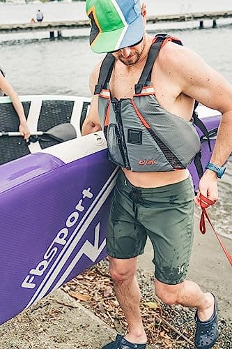 Onyx U.S. Coast Guard and Transport Canada Approved MoveVent Dynamic Paddle Vest for Adults for Kayaking, Canoeing, Stand Up Paddleboarding