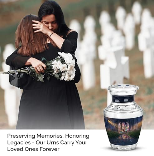 Dragonfly Memorial Keepsake Cremation Urns for Human Ashes for Men - Black Funeral Memorial Urn Small - Miniature Burial Ash Holders - Remembrance Gift for Loss of Mom & Dad (3 Inch) B0FBW9W8WP