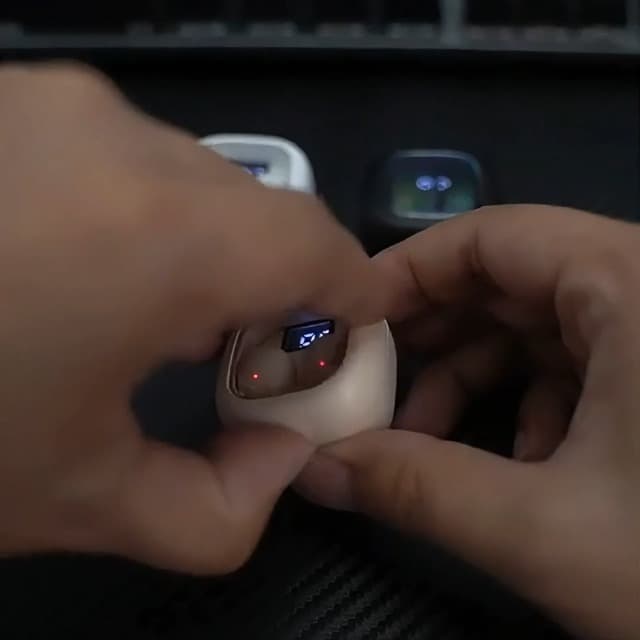 Honcas Mini Earbuds for Work and Sleep, Small Bluetooth 5.3 Headphones, 24 Hours Total Battery Life