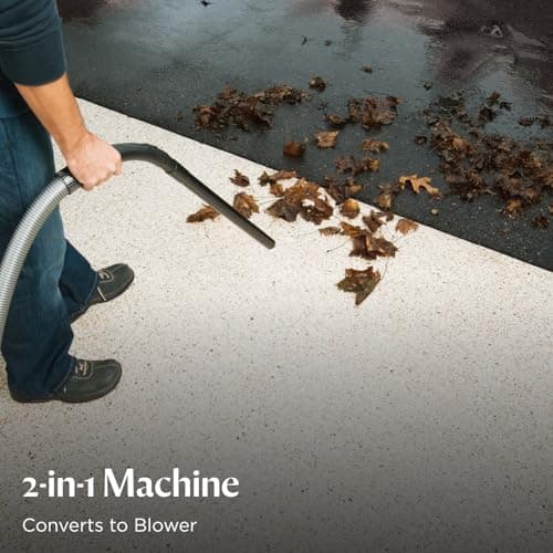 BISSELL Garage Pro Wall-Mounted Wet Dry Car Vacuum/Blower With Auto Tool Kit, 18P03 , Gray