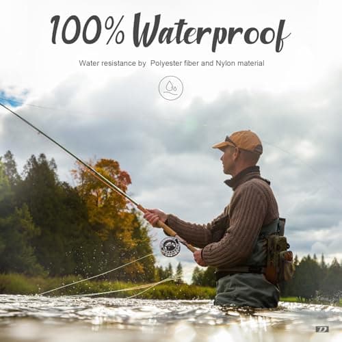 Dark Lightning Breathable Insulated Chest Waders, Perfect for 4 Seasons Fly Fishing Stocking Foot Waders for Men and Women