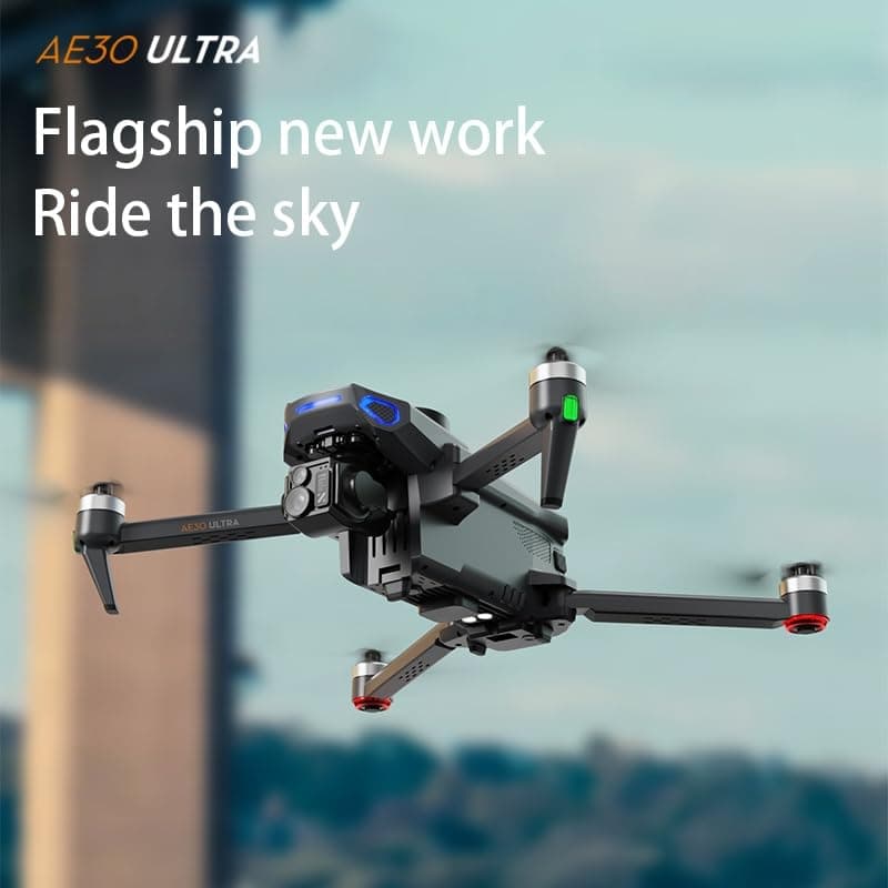 professional drone s with camera for adults 4K Video long range ,3-Axis Gimbal EIS 8K Camera drone with7.2'' HD Touch Screen on controller, 5G GPS Brushless Motor, Built-in Obstacle Avoidance 360 ，with Airdrop, 3 Batteries (black)